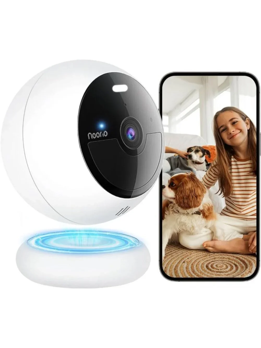 Wireless Outdoor Security Camera - Battery Powered, 1080P, Night Vision, 32GB